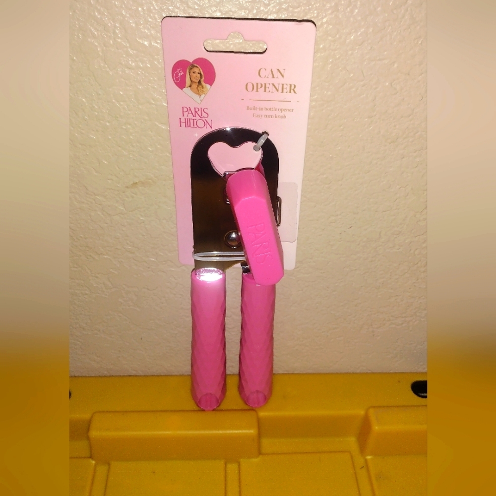 PARIS HILTON CAN OPENER WITH BOTTLE OPENER PINK PARIS HILTON BOTTLE OPENER ..